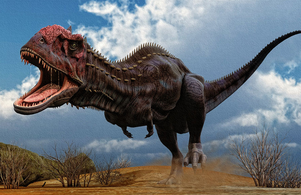 Красный динозавр красивые фото и картинки