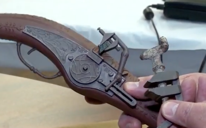 Пистолет которому 500 лет: находка в американских горах