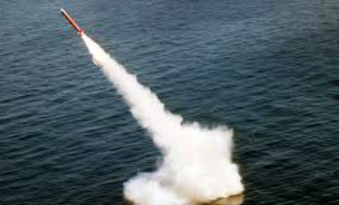 Запуск ракет Булава с подводной лодки