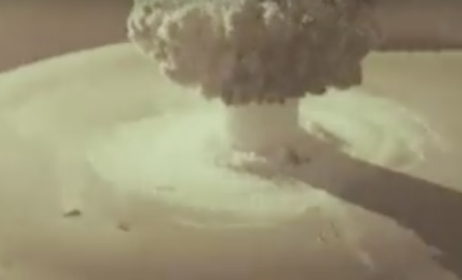 Тест советской атомной торпеды: видео