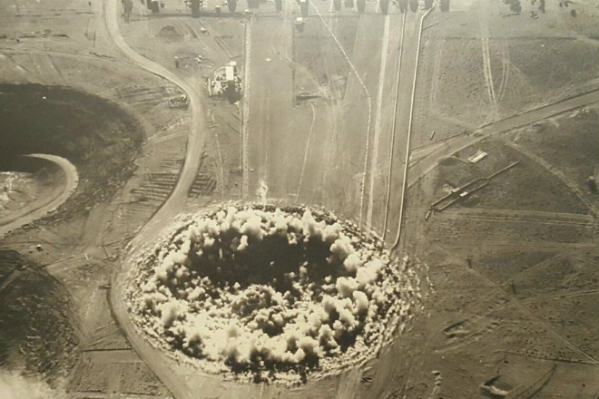 Как выглядит реальный подземный ядерный взрыв