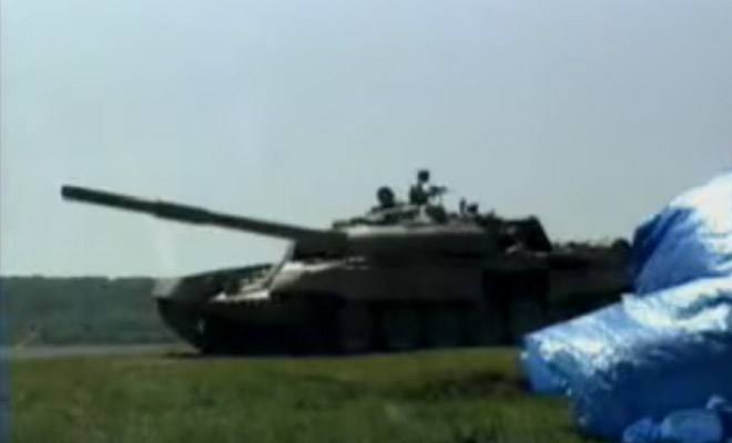 Джавелин против Т-72: выстрел засняли на видео