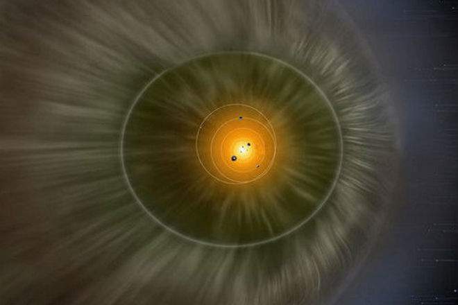 НАСА обнаружили огромную светящуюся стену на границе Солнечной системы