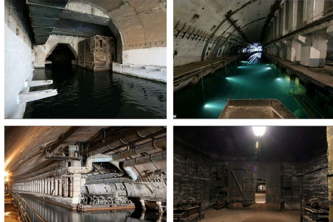 Самые странные заброшенные подводные лодки и базы