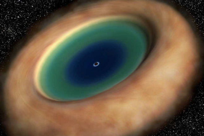Астрономы получили четкое изображение черной дыры в центре нашей Галактики