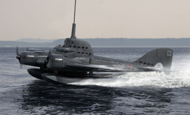 Летающая подводная лодка: секретный проект СССР