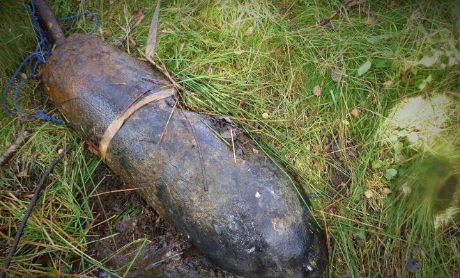 Оружейный клад немецкого блиндажа: черные копатели вскрыли пол