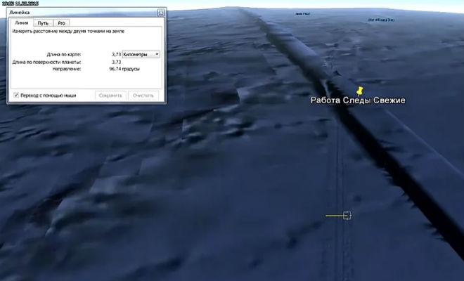 Стена на дне океана: спутниковый археолог провел линию до самого полюса