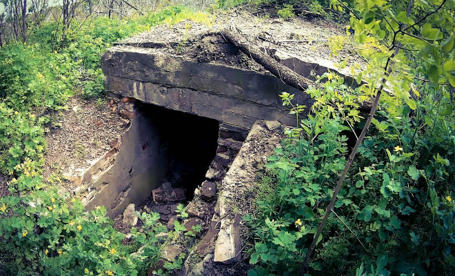 Бункер в лесу не трогали со времен войны: копатели нашли его первыми и вошли внутрь