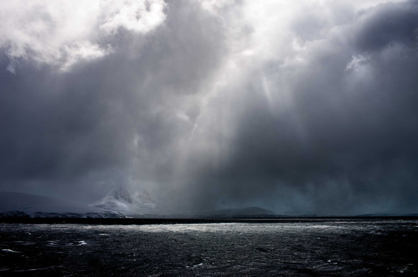 Антарктический шторм, Антарктический полуостров, декабрь 2008.