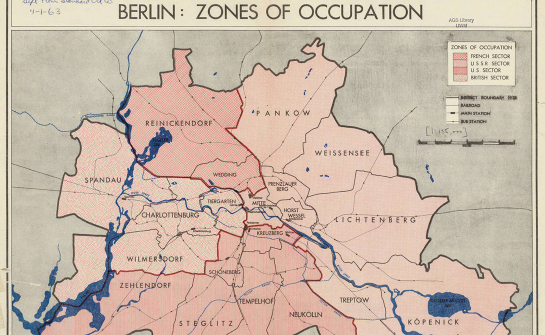 Зоны влияния, Берлин, 1945 год